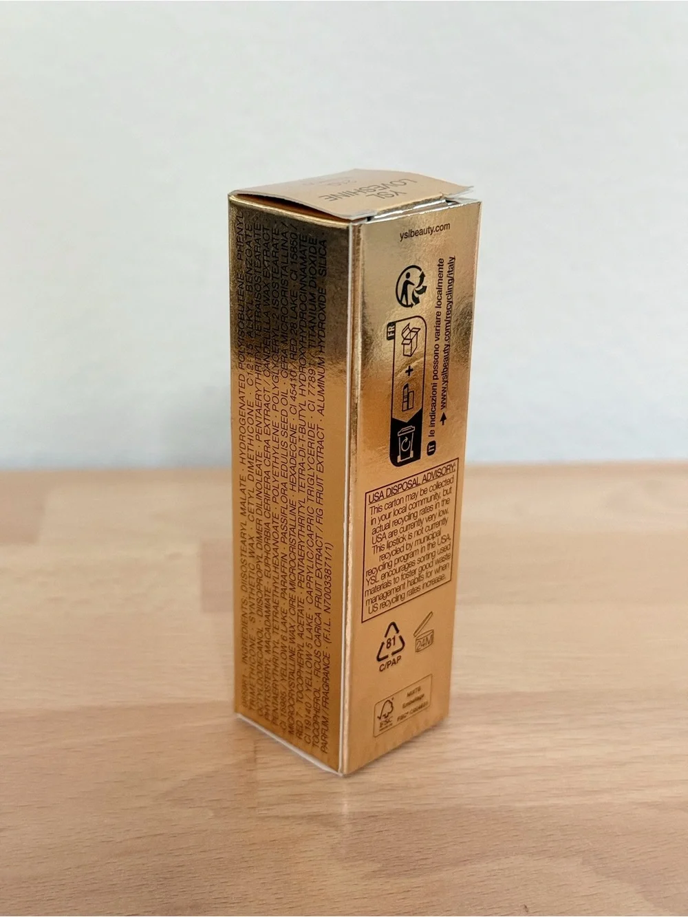 Yves Saint Laurent YSL LoveShine Lipstick 210 Passion Red